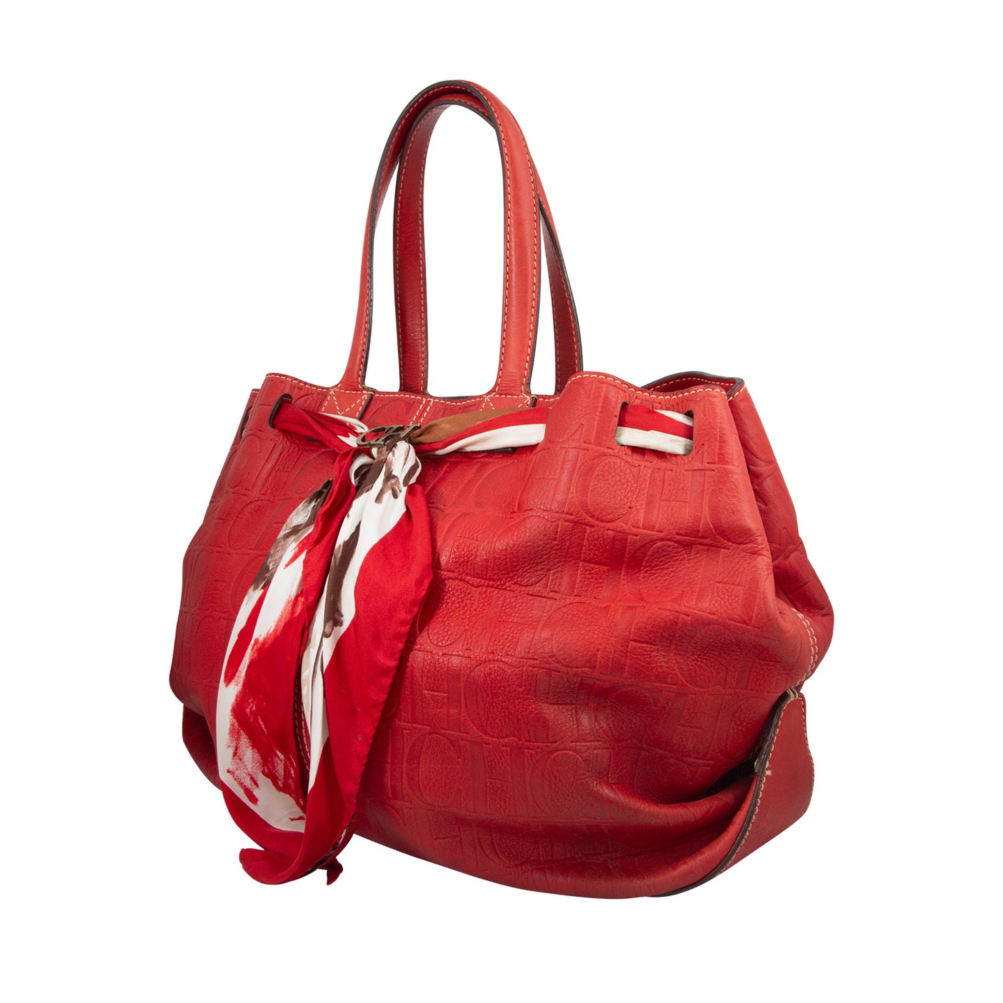 Bolso Tote Con Pañuelo