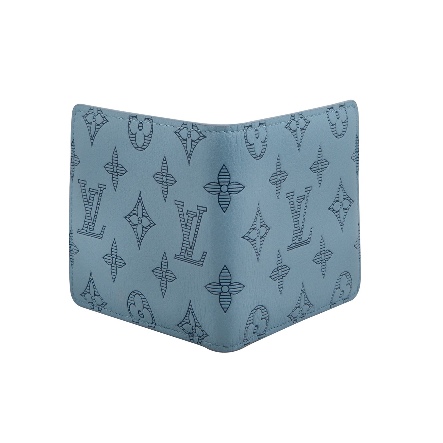 Cartera Monogram Azul