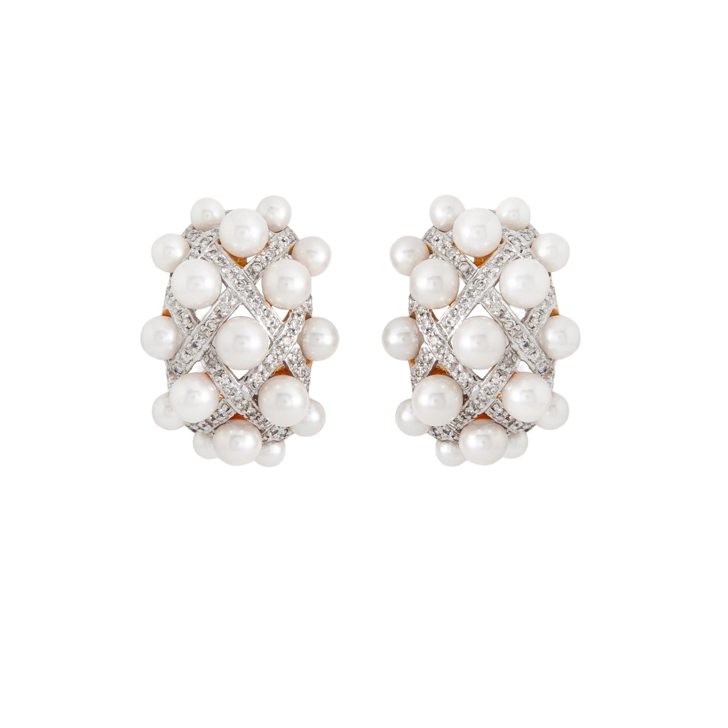 Aretes Con Perlas