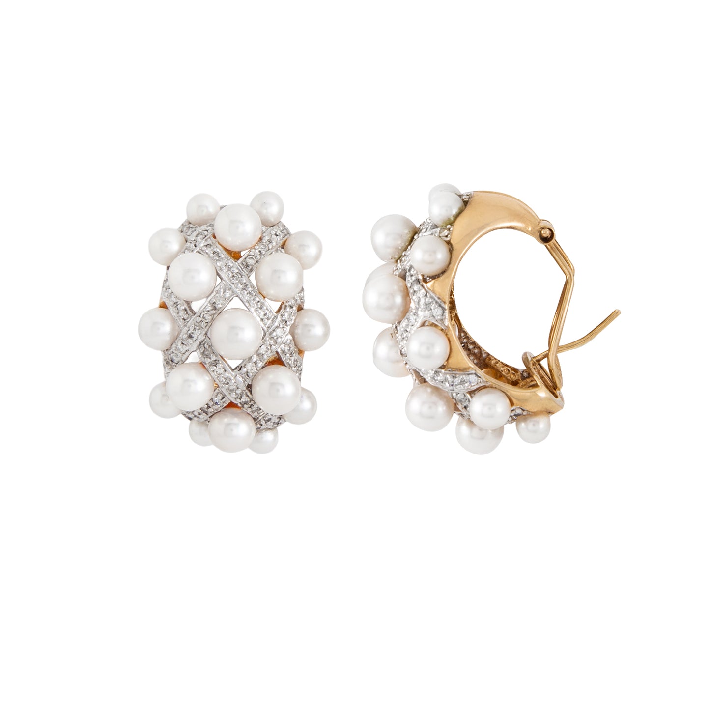Aretes Con Perlas