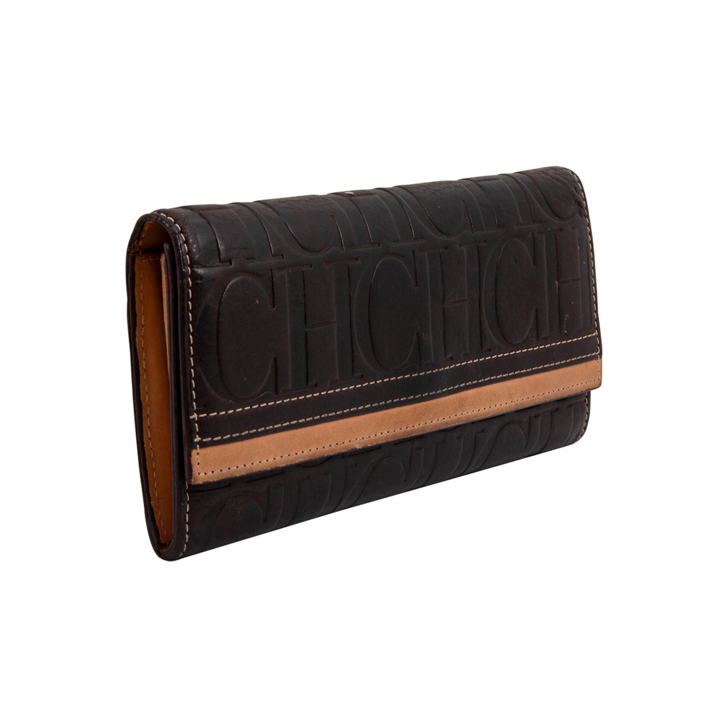 Cartera Monograma CH en Relieve