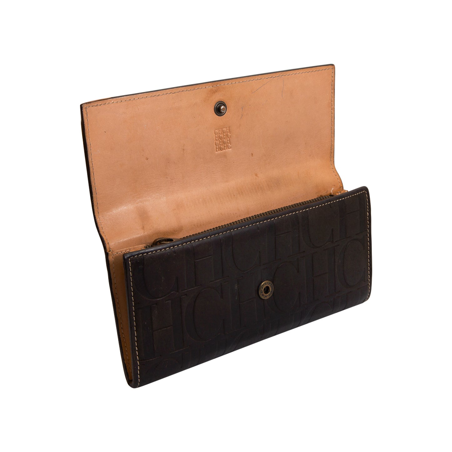 Cartera Monograma CH en Relieve
