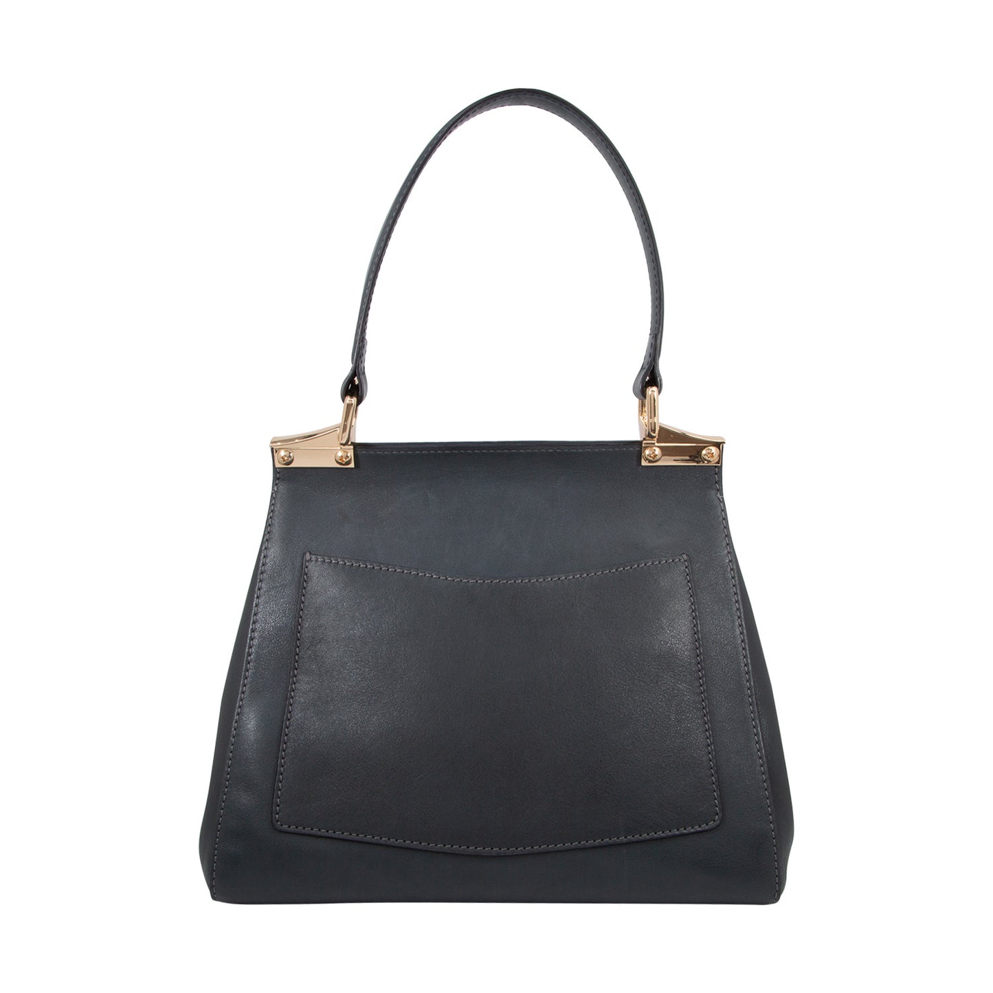 Bolso En Piel Azul