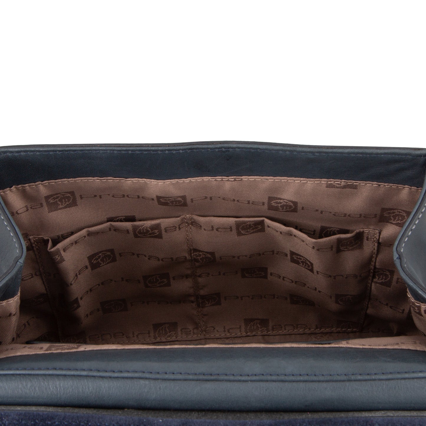 Bolso En Piel Azul