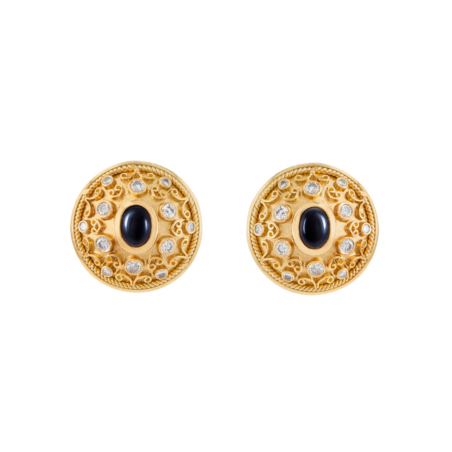Aretes Diseño Botón