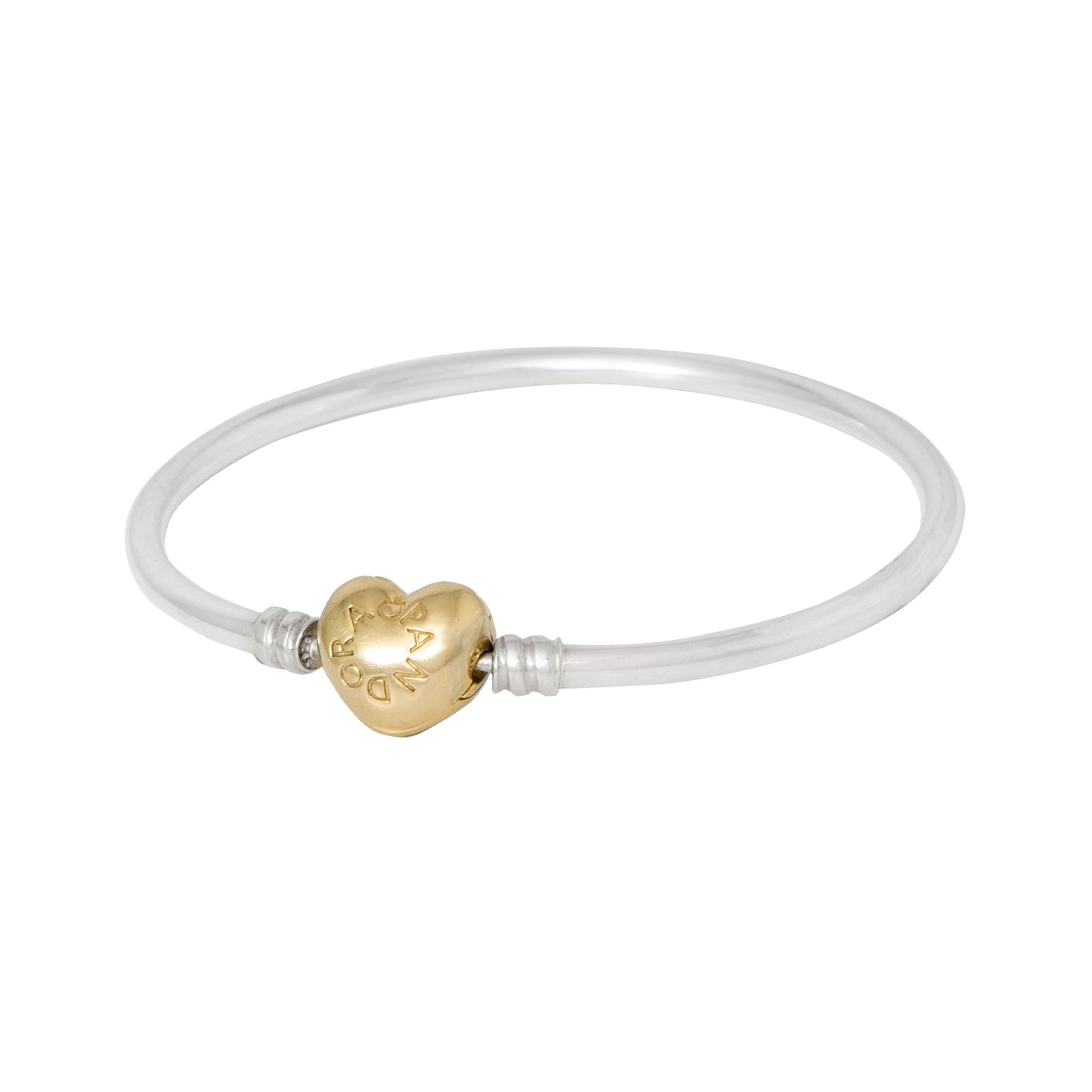 VENDIDO Brazalete Moments Broche Corazón Recubrimiento en Oro de 14k