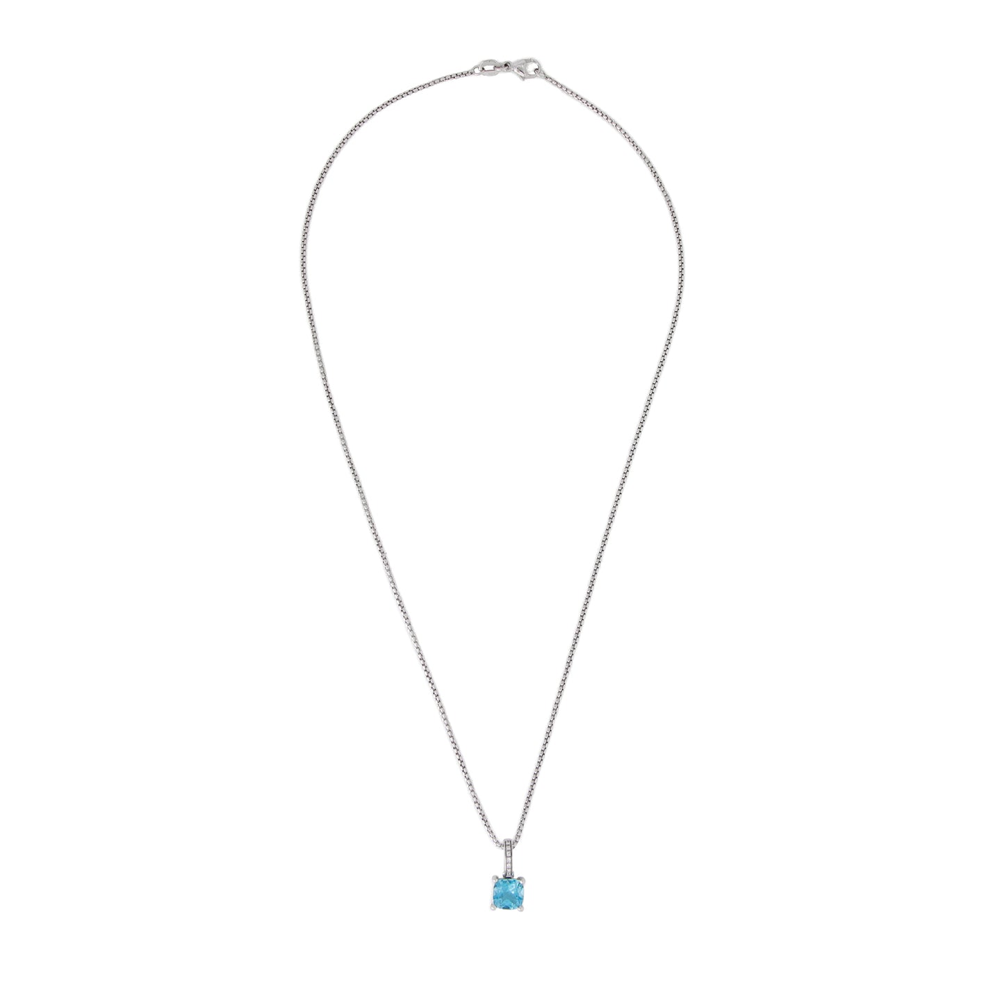 Juego de Aretes y Gargantilla en Oro Blanco