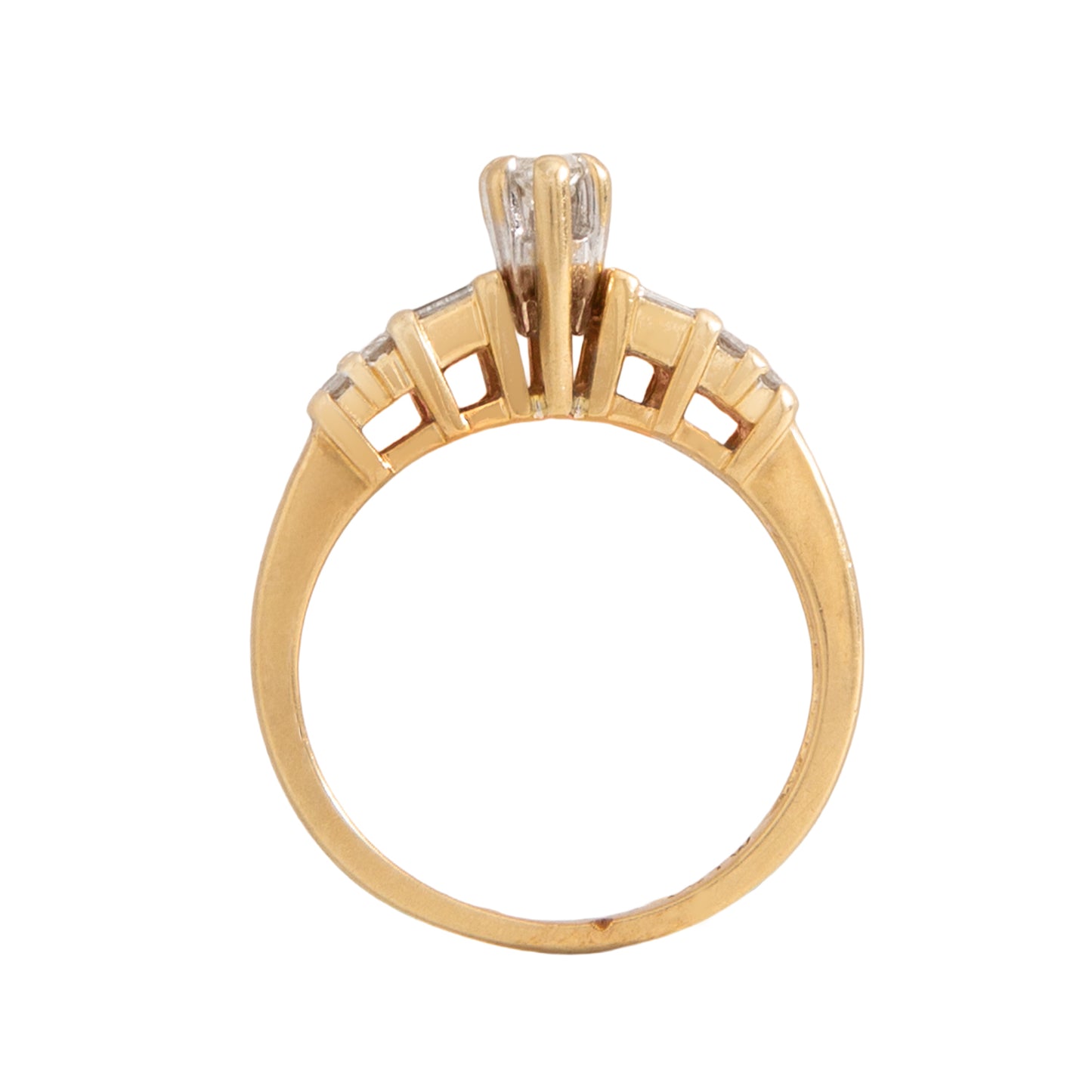 Anillo Solitario Marquise