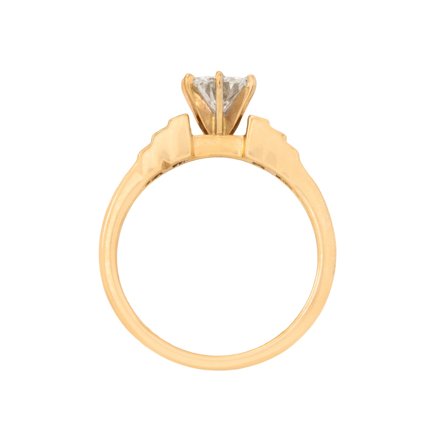 Anillo Solitario 14k