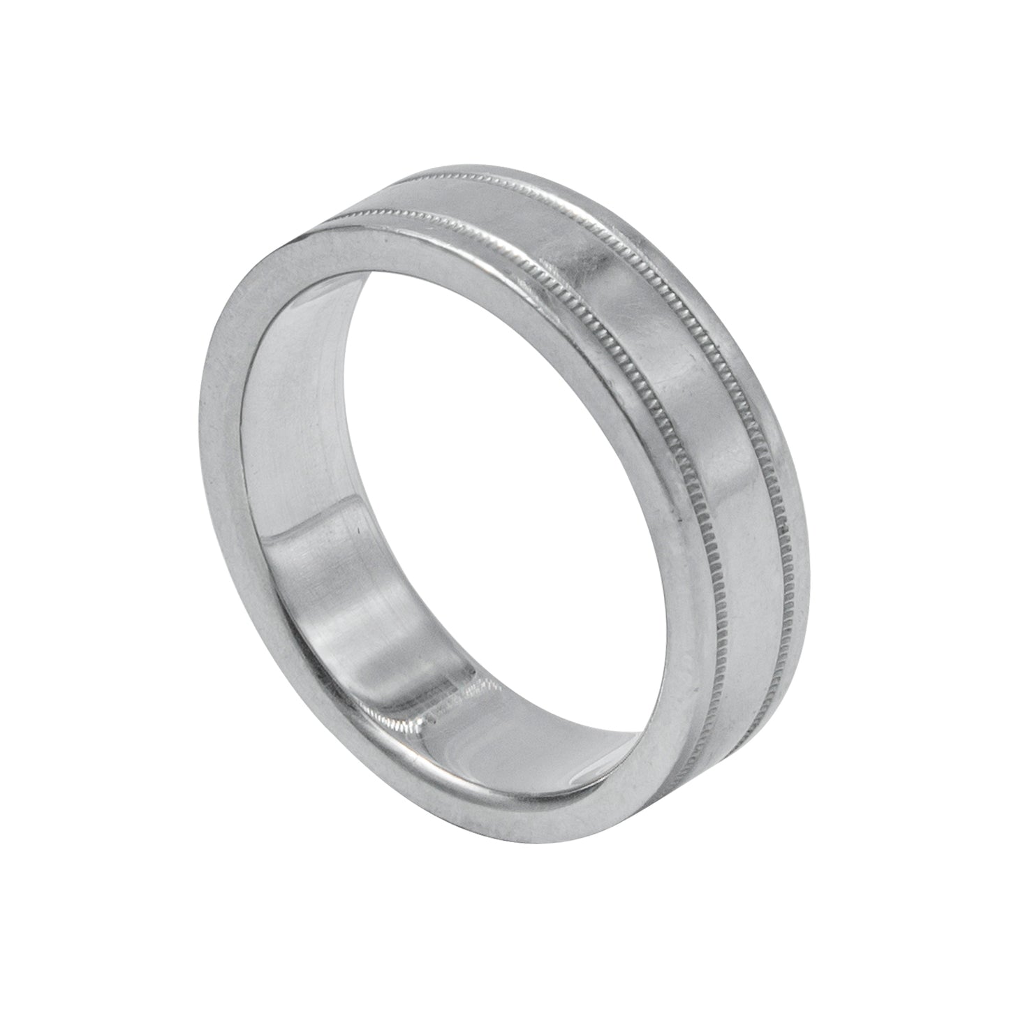Anillo Double Milgrain