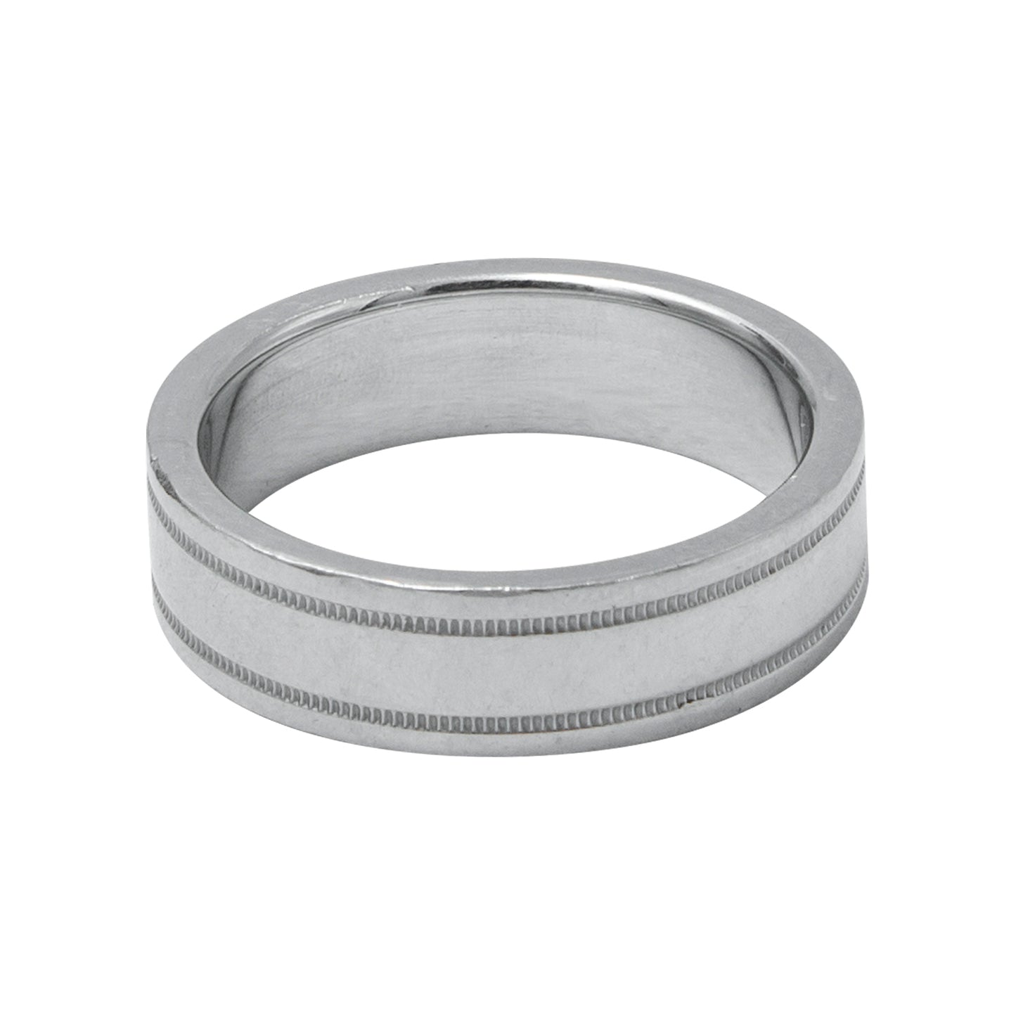 Anillo Double Milgrain