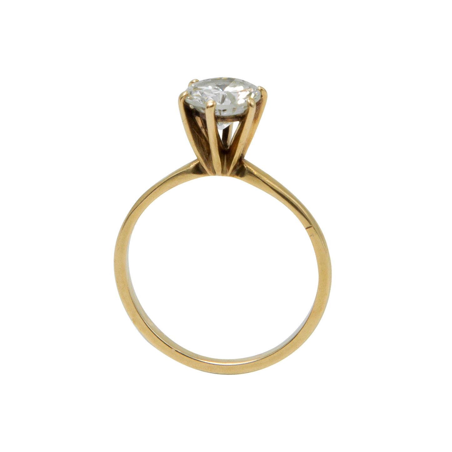 Anillo Solitario 1.18 CT Claridad SI2