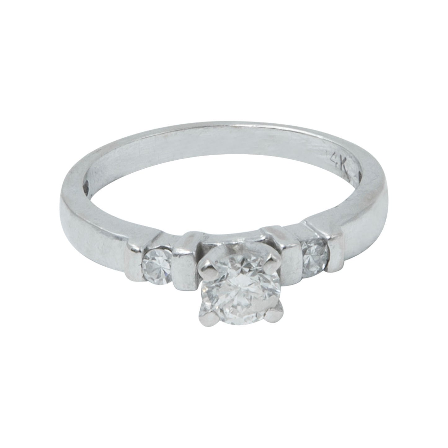 Anillo solitario 14k 0.35CT