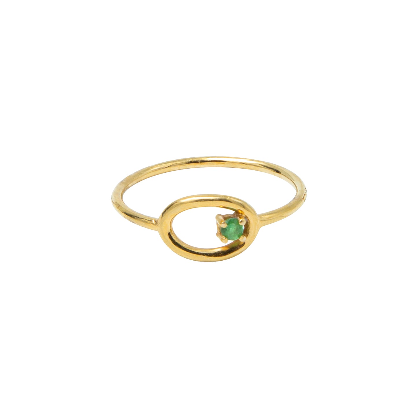 VENDIDO Juego de Anillo y Aretes con Tsavorita