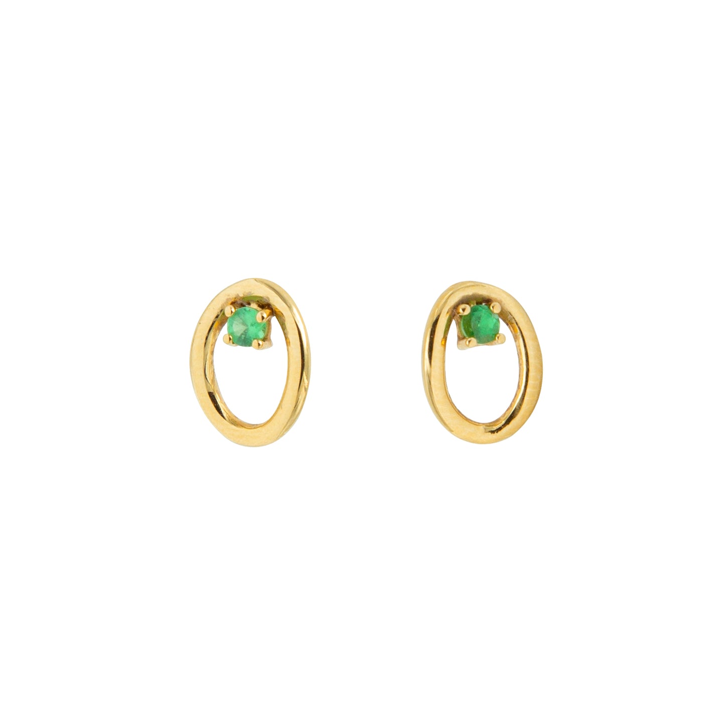 VENDIDO Juego de Anillo y Aretes con Tsavorita