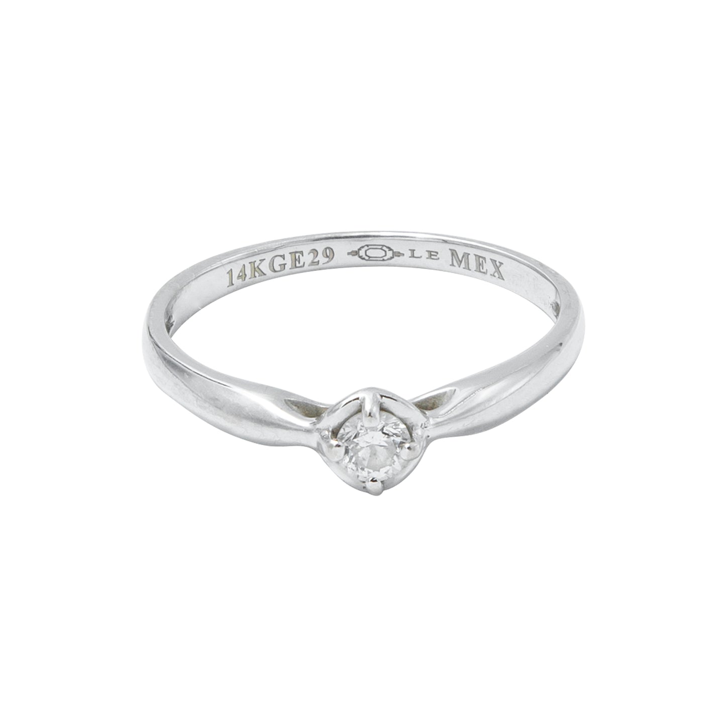 VENDIDO Anillo Tipo Solitario de 0.20 CT
