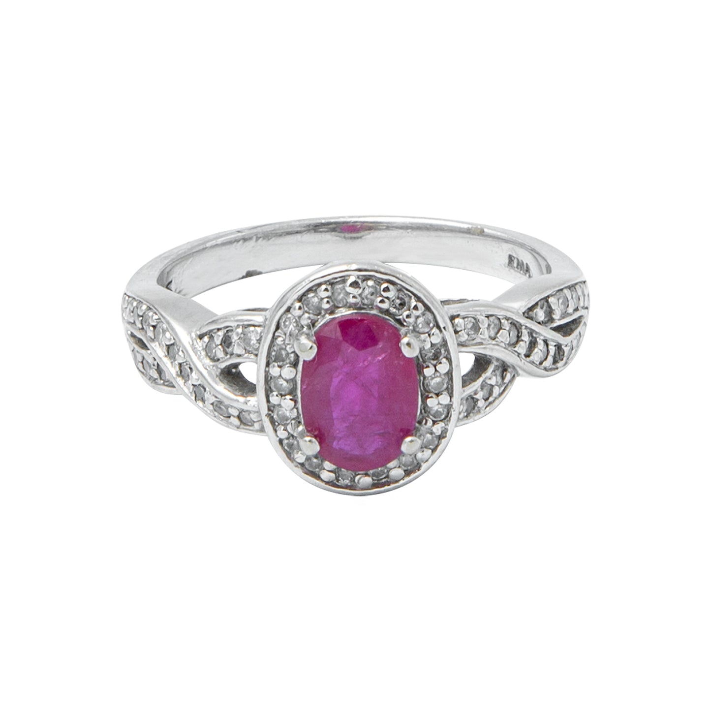 VENDIDO Anillo Solitario Con Piedra Rosa