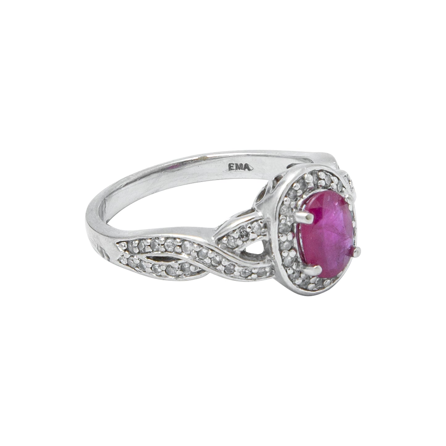 VENDIDO Anillo Solitario Con Piedra Rosa