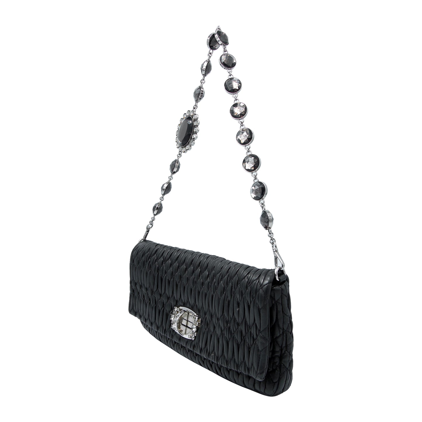 VENDIDO Crossbody Black Rouched