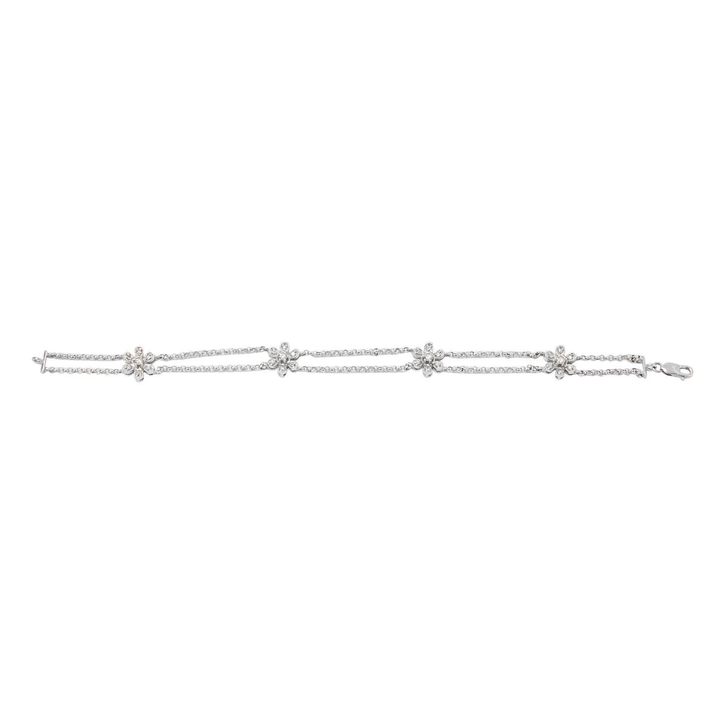 VENDIDO Pulsera en Oro Blanco