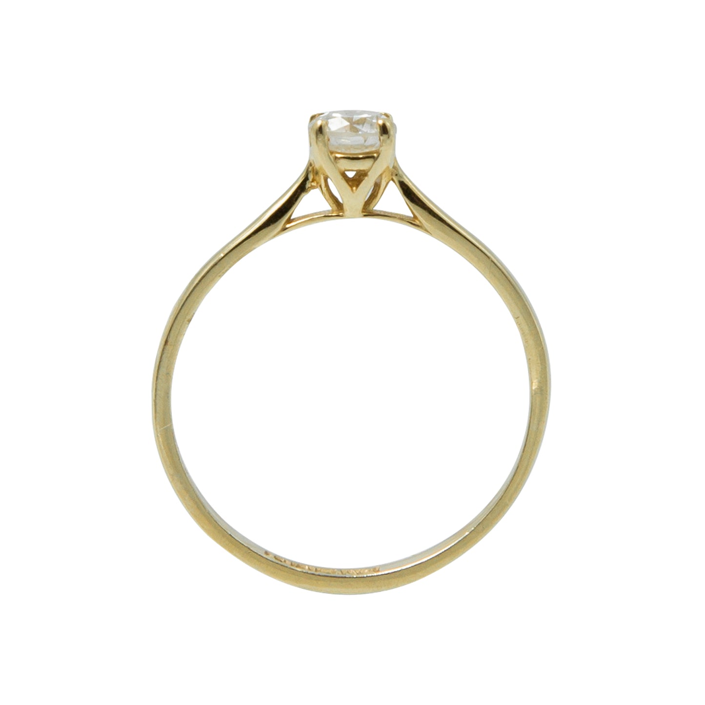 VENDIDO Anillo Solitario Claridad VS1 Oro 14k