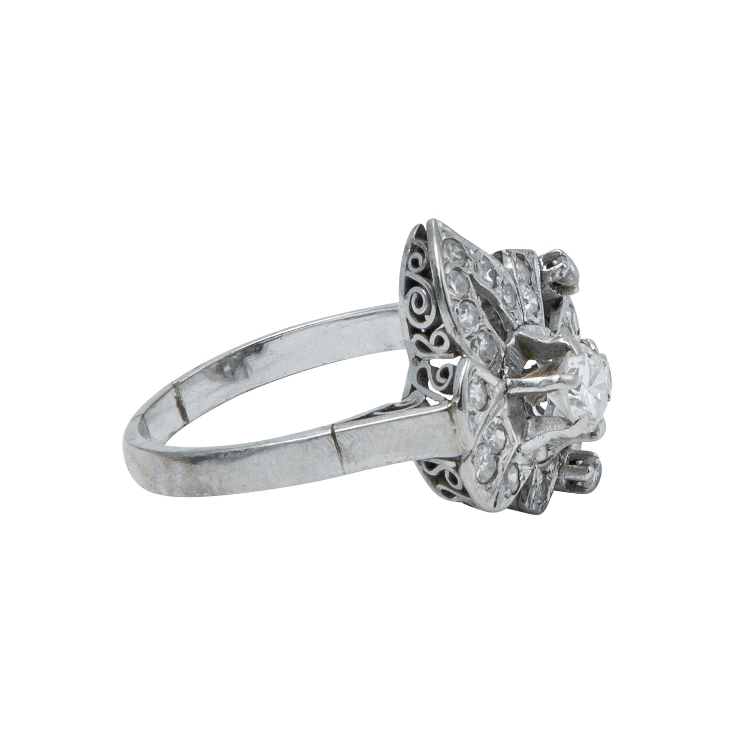 VENDIDO Anillo Diseño Antiguo Oro 10k