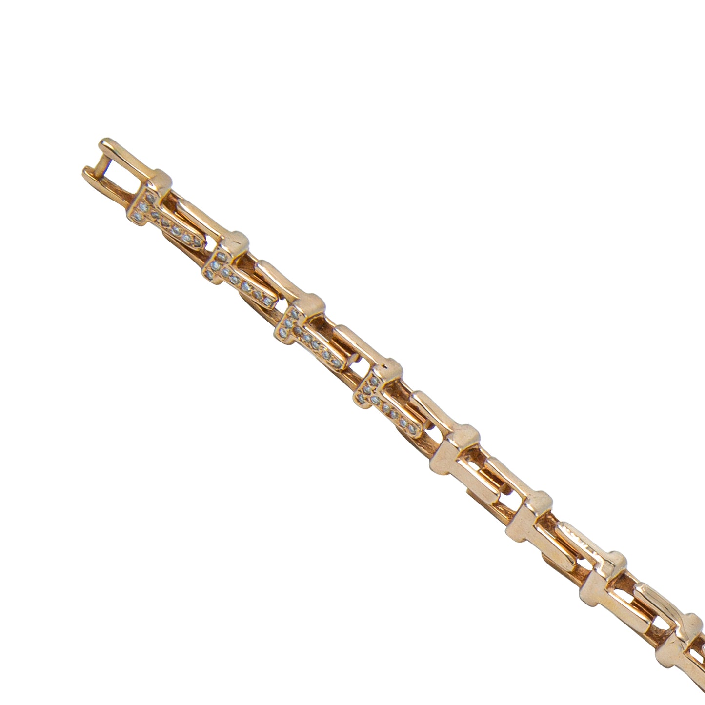 VENDIDO Pulsera en oro diseño tejido