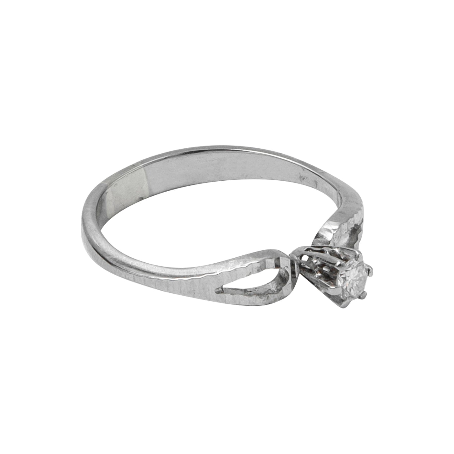 VENDIDO Anillo Solitario 0.13 CT
