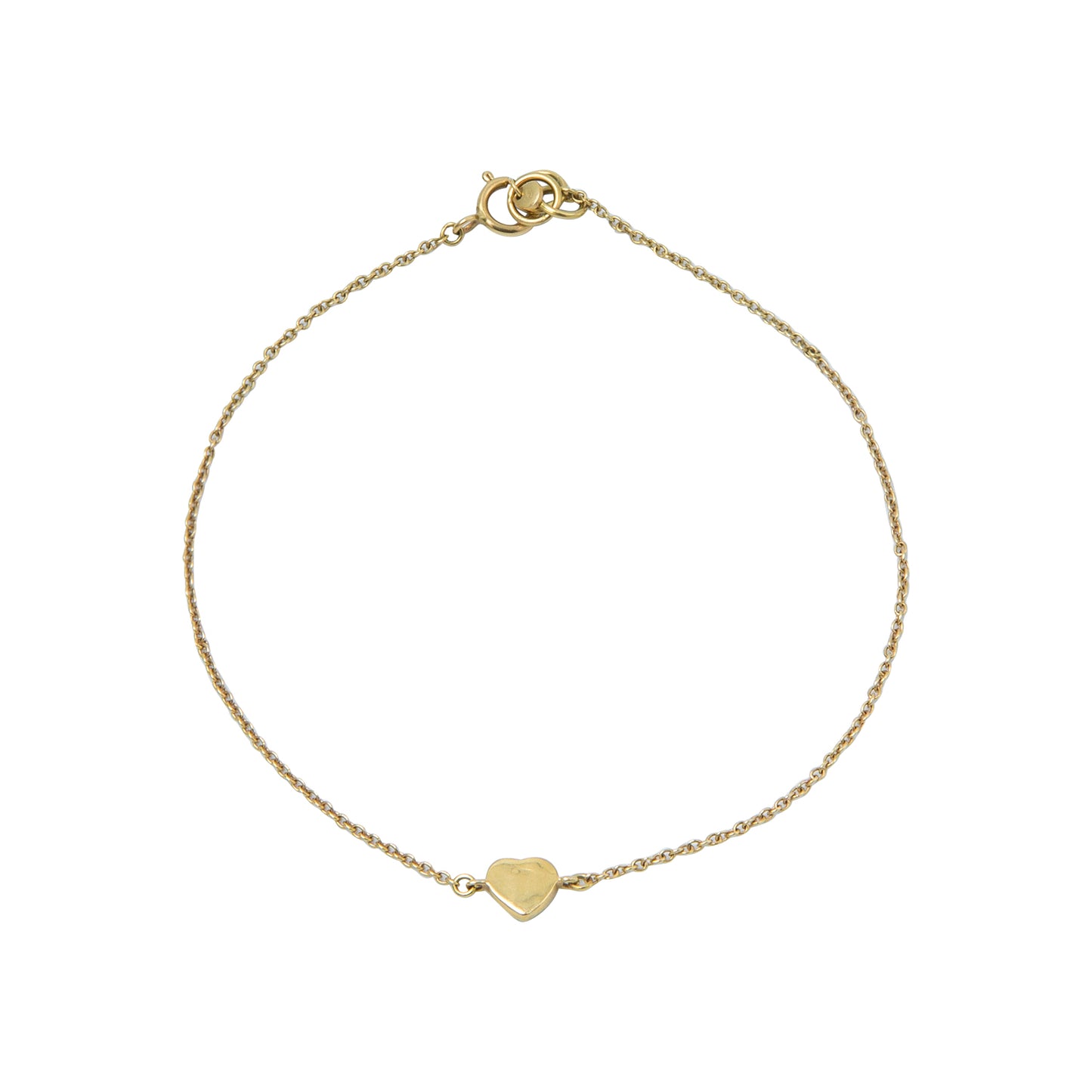 VENDIDO Pulsera De Oro con Corazón