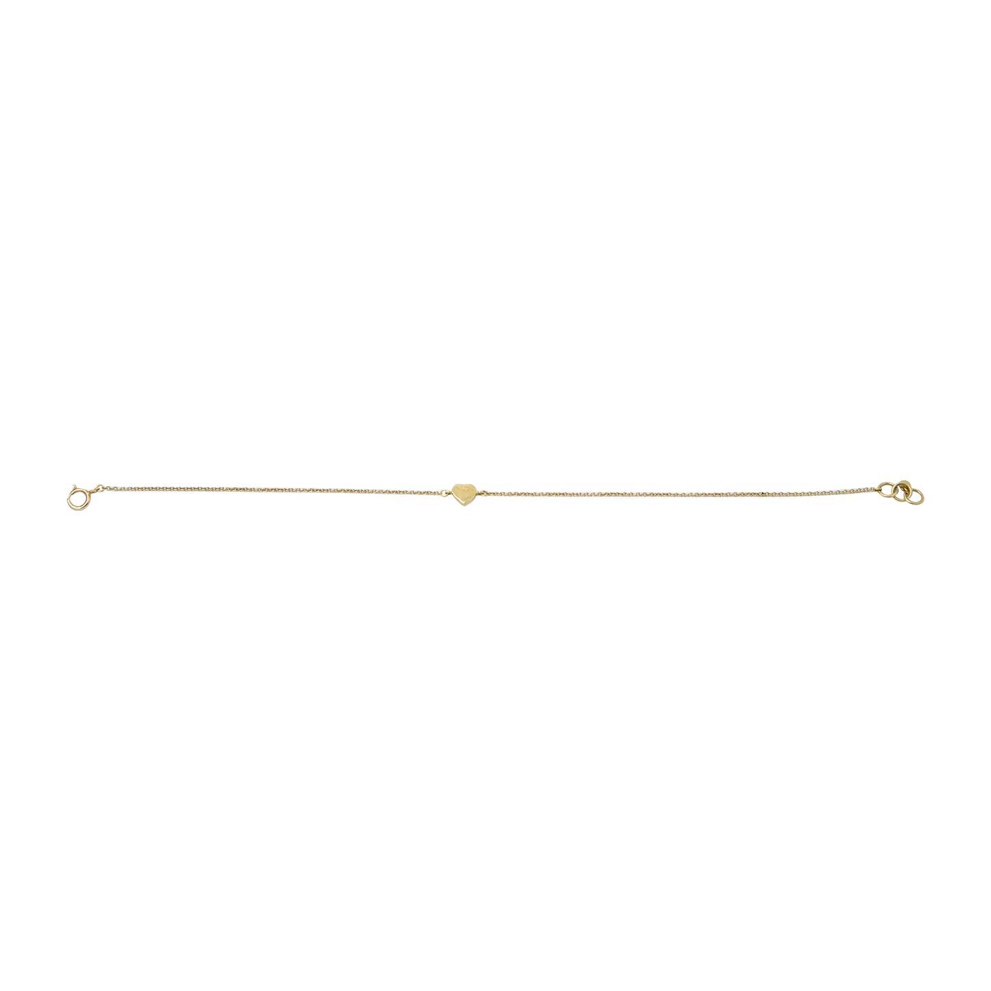 VENDIDO Pulsera De Oro con Corazón