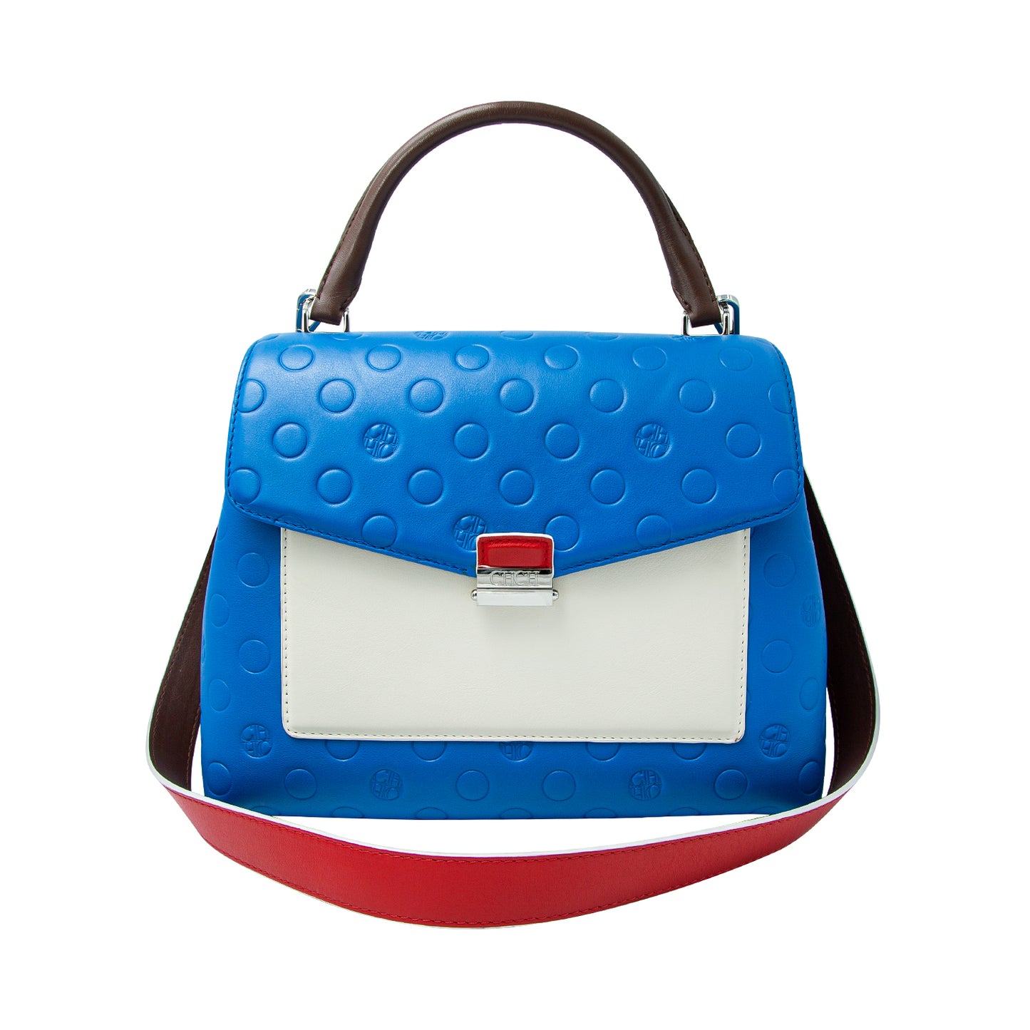 VENDIDO Bolsa de mano con diseño en relieve