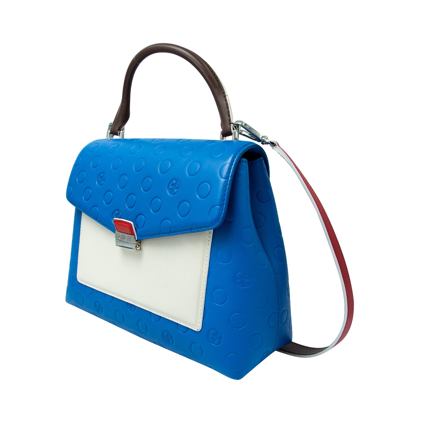 VENDIDO Bolsa de mano con diseño en relieve
