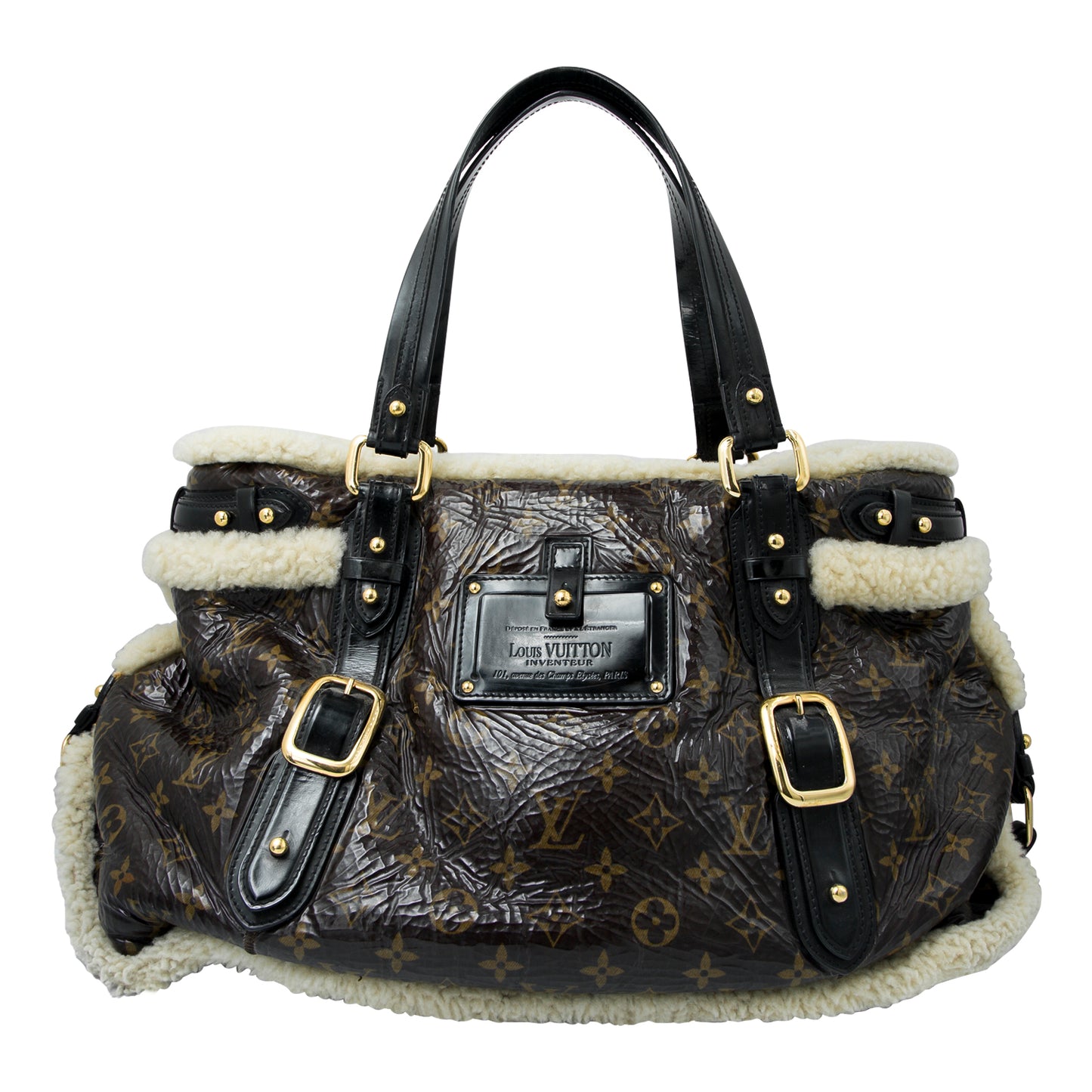 Bolsa Shearling Thunder Monogram
