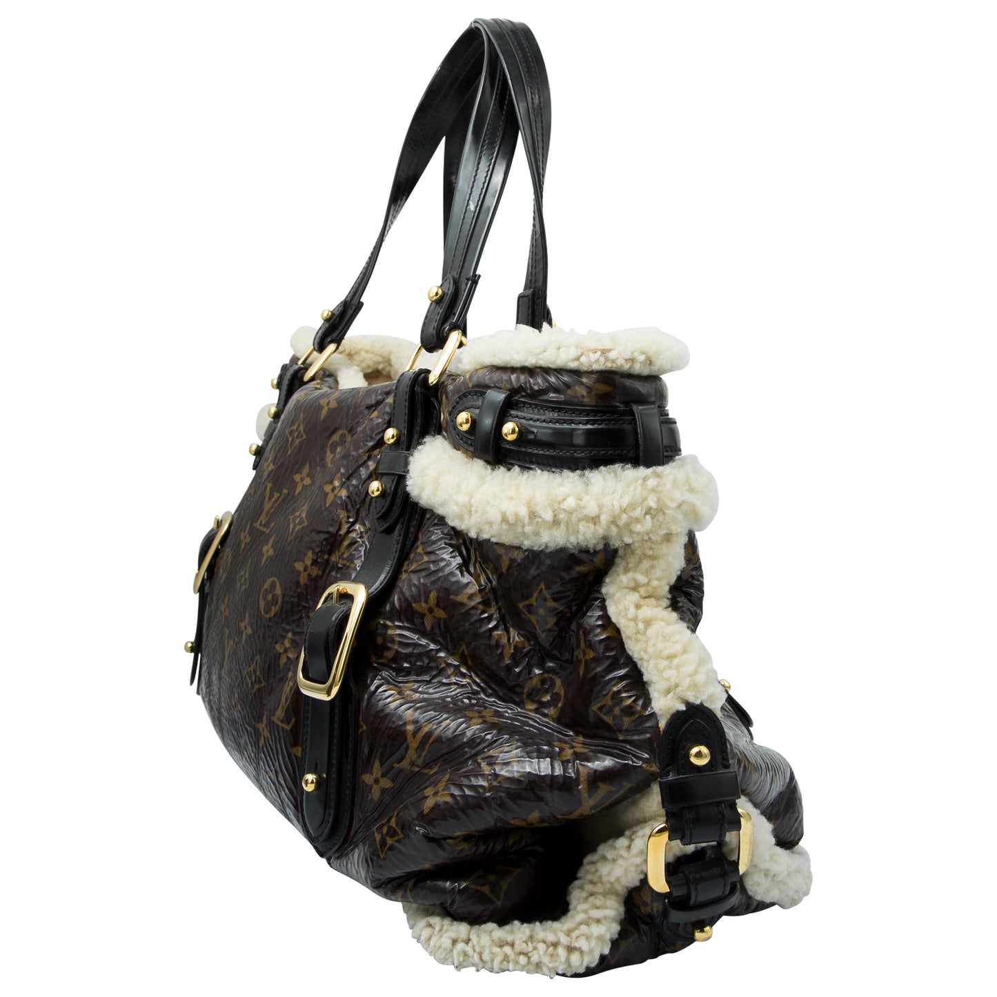 Bolsa Shearling Thunder Monogram