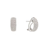Juego de Aretes y Anillo en Oro Blanco de 14k