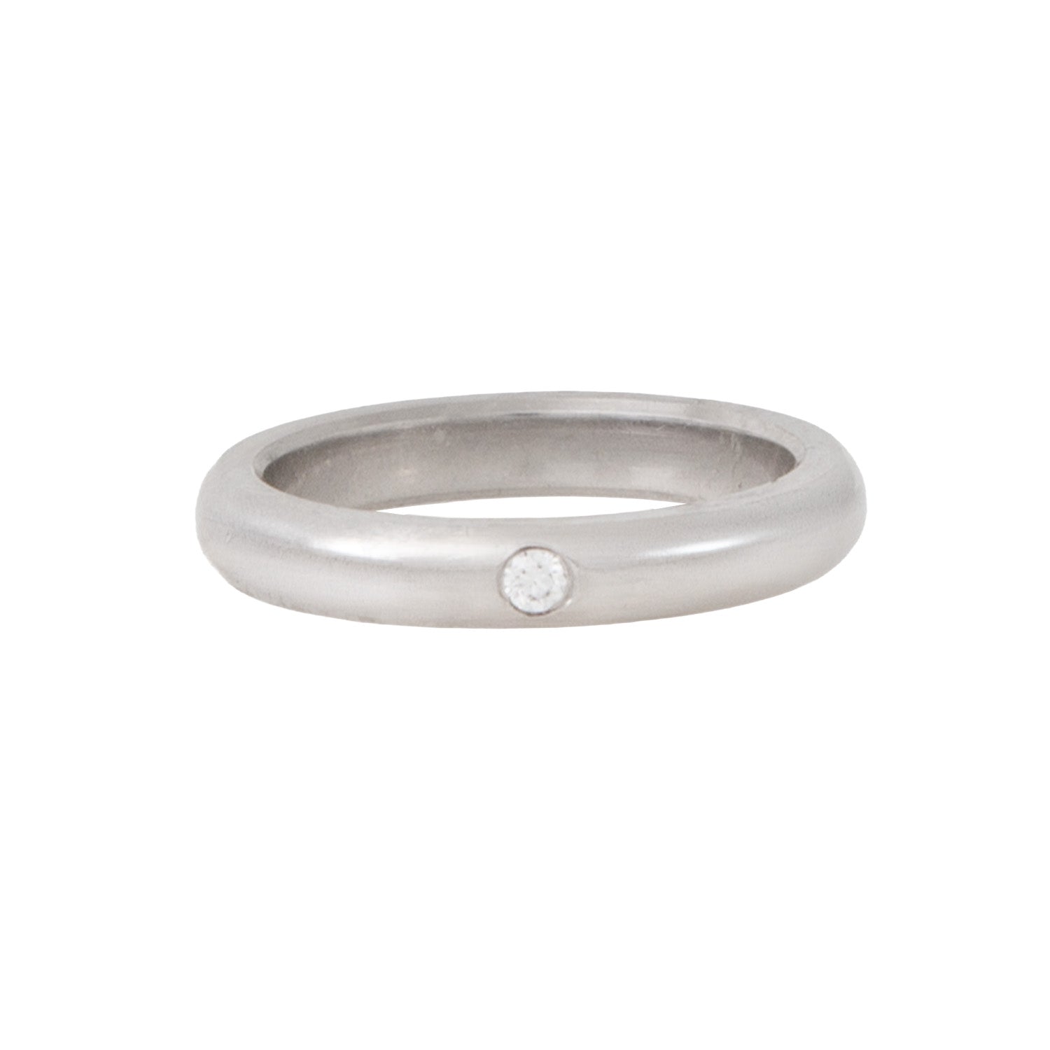 Argolla de Platino con Diamante