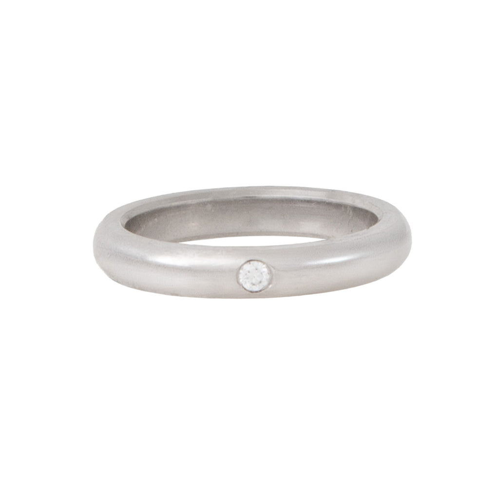 Argolla de Platino con Diamante