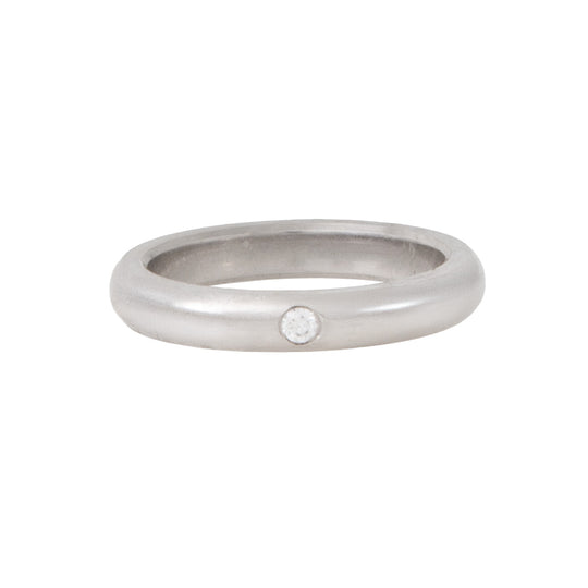 Argolla de Platino con Diamante