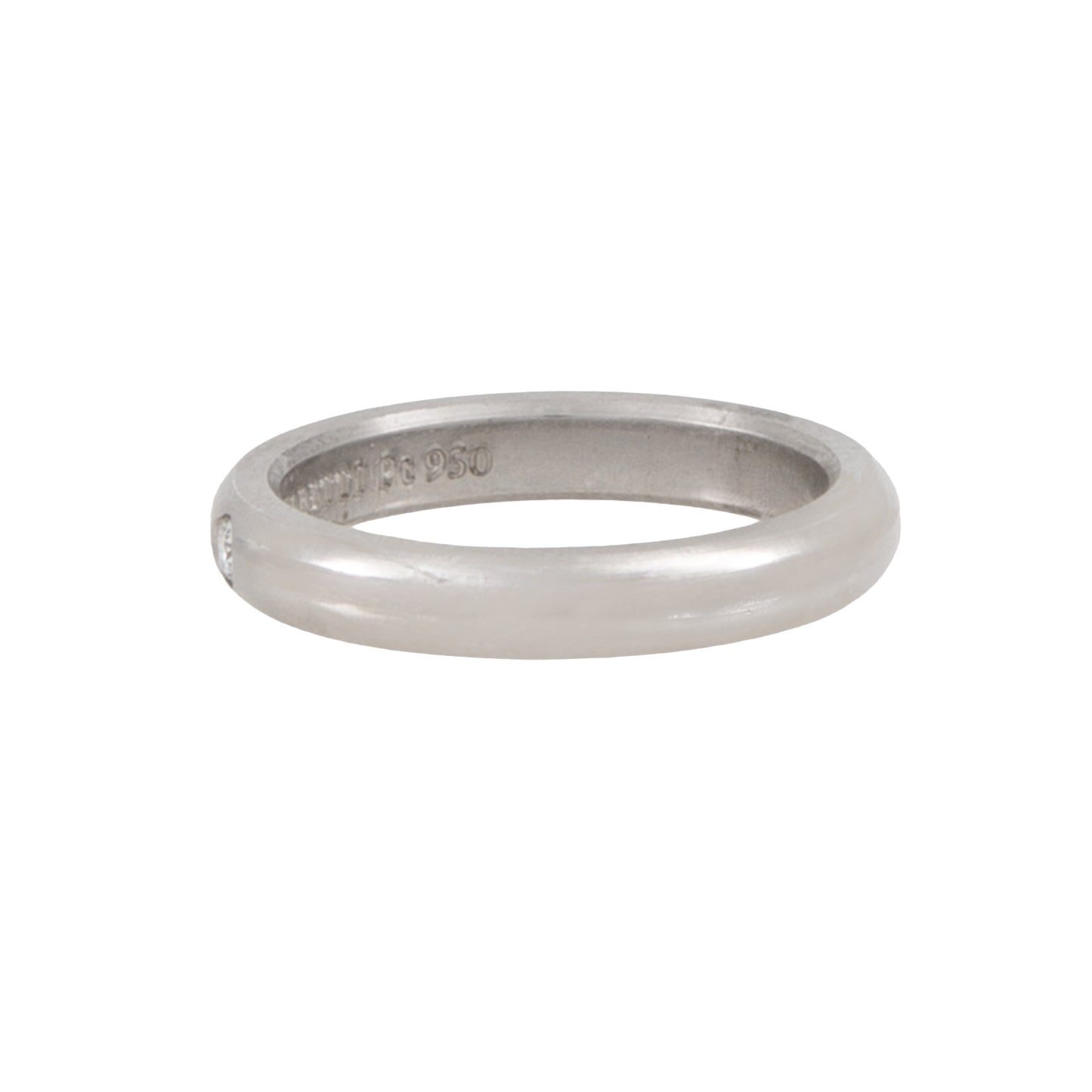 Argolla de Platino con Diamante