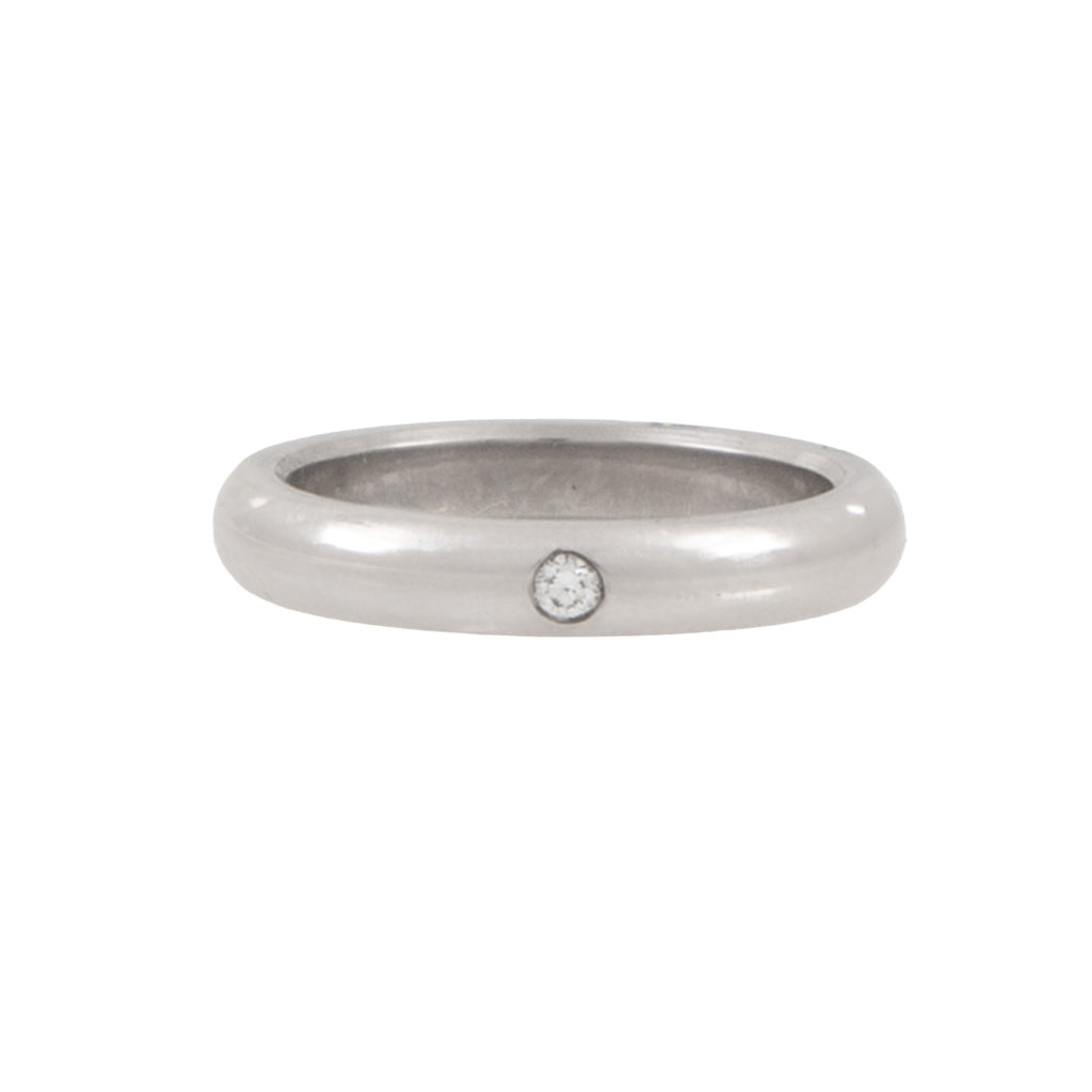 Argolla en Platino con Diamante