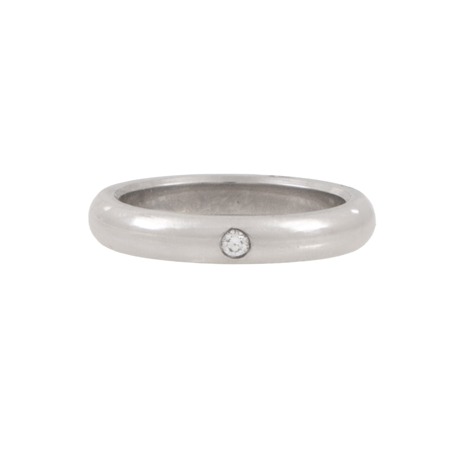 Argolla en Platino con Diamante