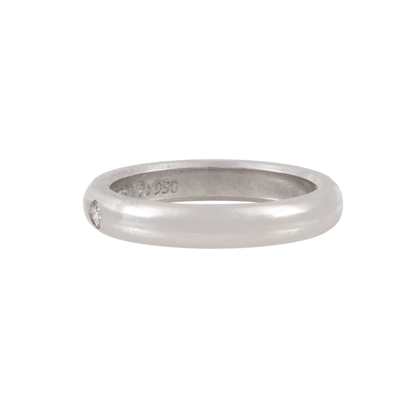 Argolla en Platino con Diamante