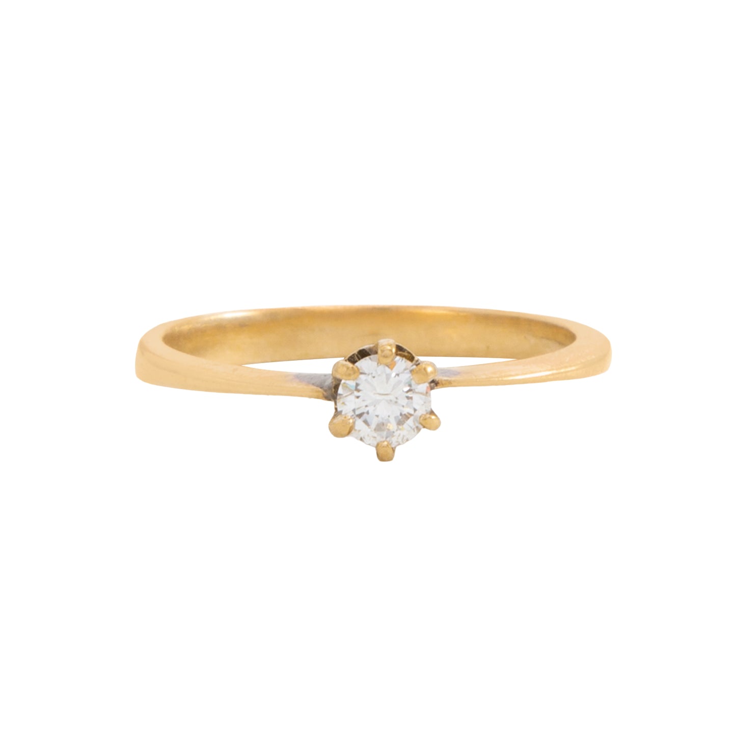 Anillo Solitario 0.16 CT