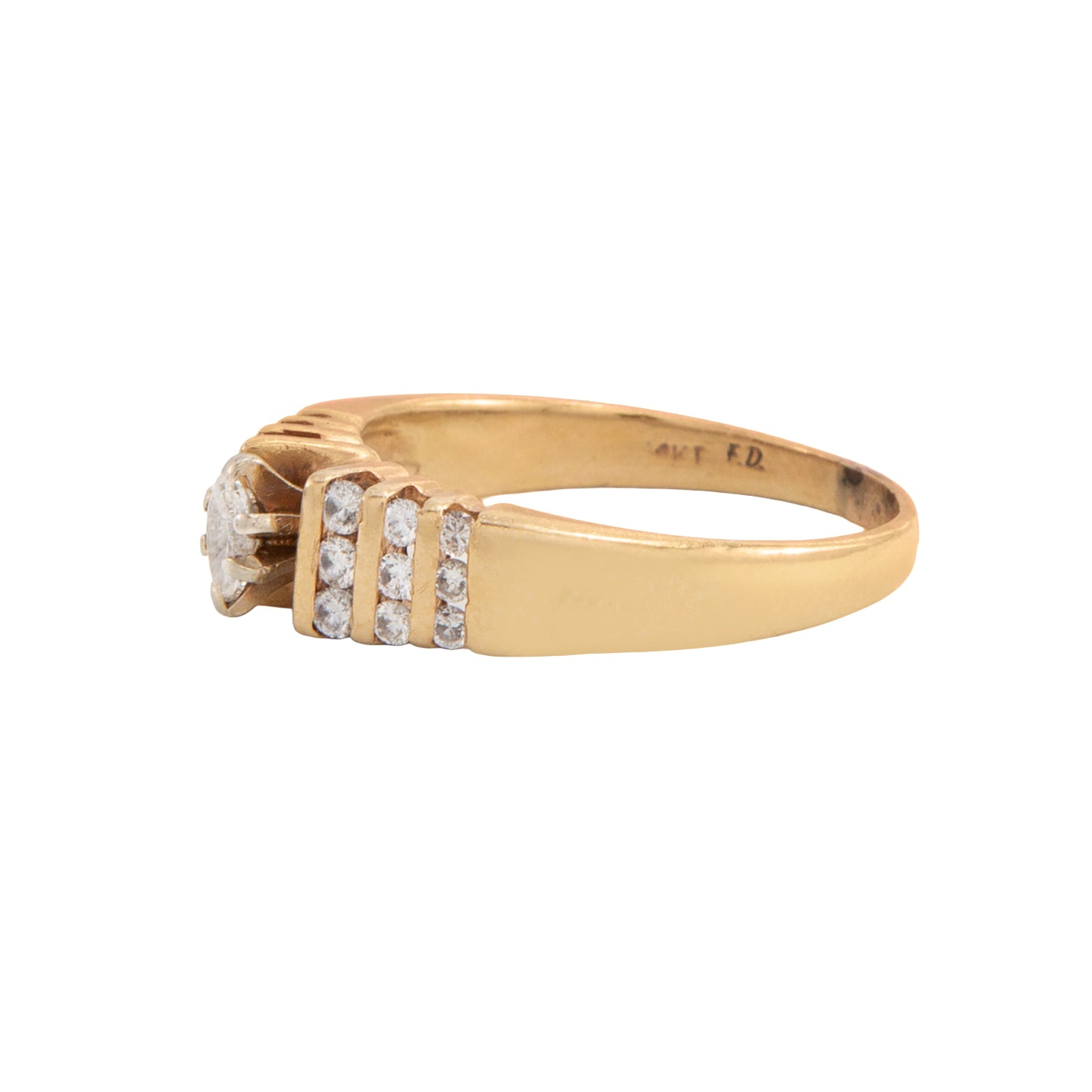Anillo Solitario Marquise