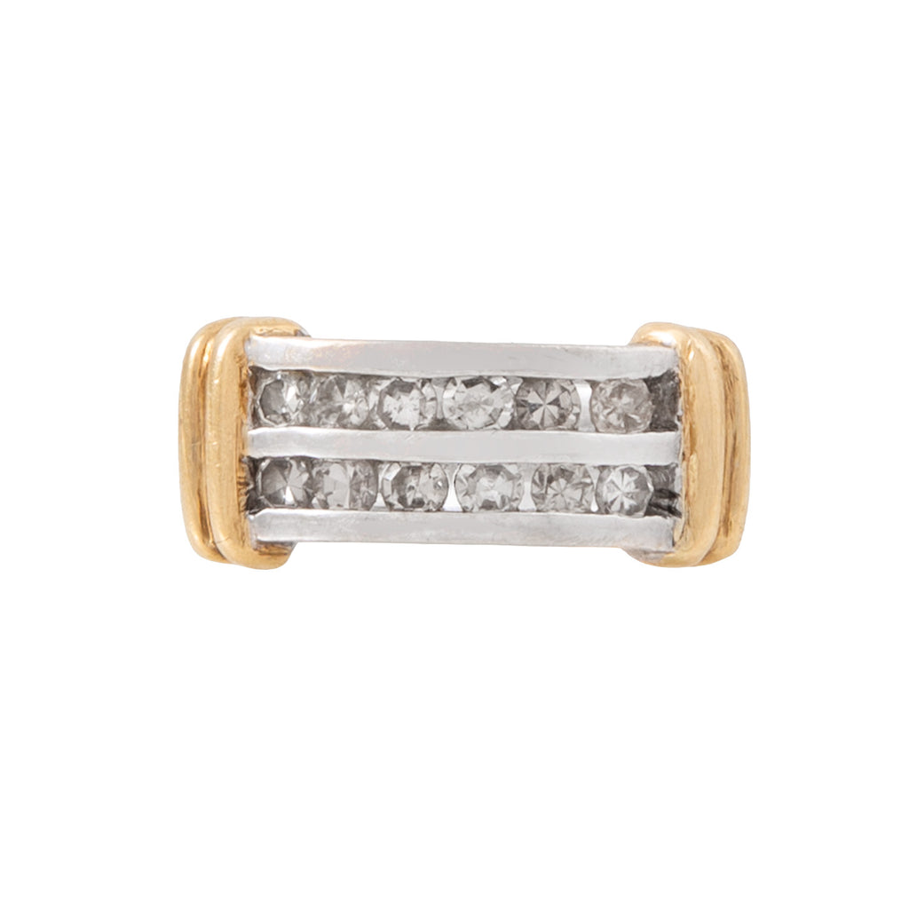 Anillo Con Dos Hilos