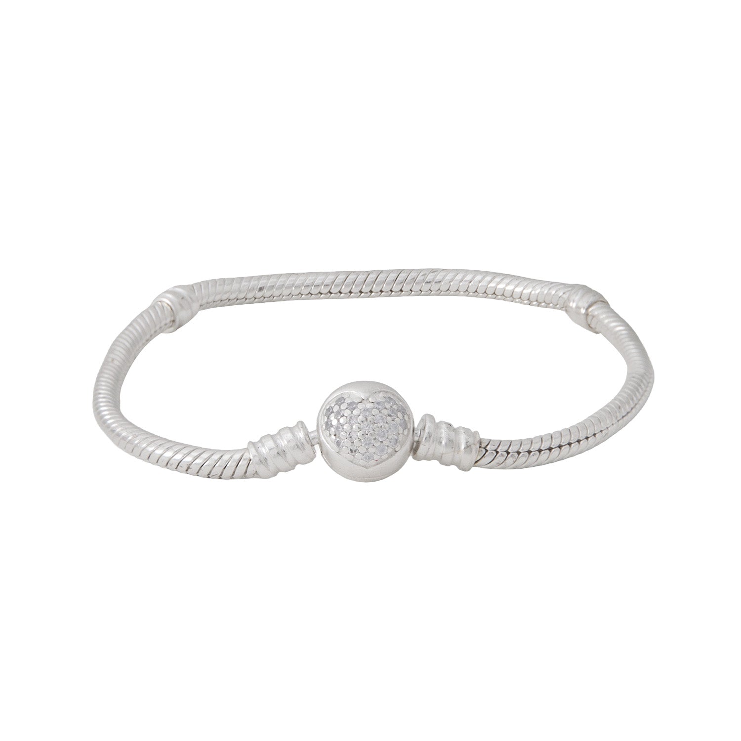 Brazalete Moments Broche Redondo de corazón 17 cm