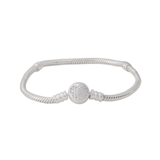 Brazalete Moments Broche Redondo de corazón 17 cm