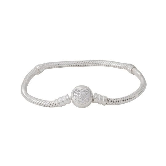 Brazalete Moments Broche Redondo de corazón 17 cm