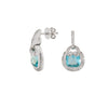 Aretes Piedra Aquamarine