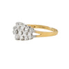 Anillo Racimo en Oro de Dos Tonos 14K
